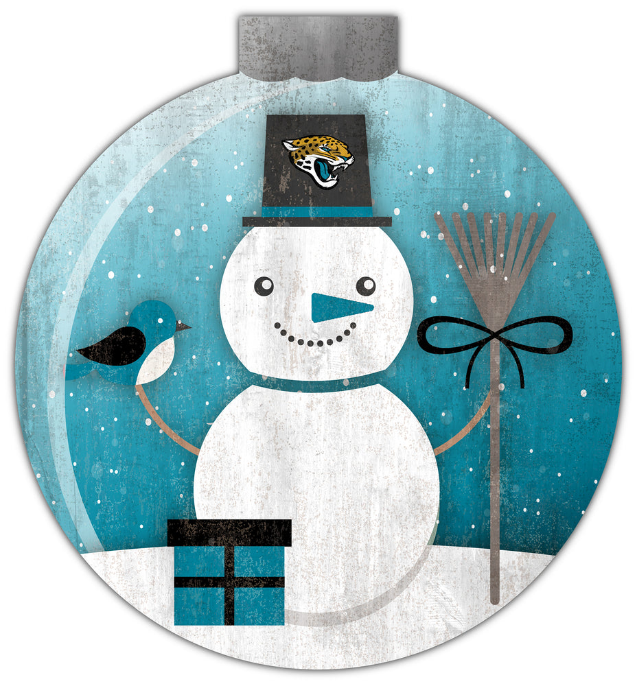 Wholesale NFL1031-Snowglobe 12 in wall art / N1031-Jacksonville Jaguars