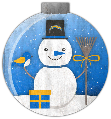 Wholesale NFL1031-Snowglobe 12 in wall art / N1031-Los Angeles Chargers