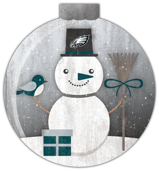 Wholesale NFL1031-Snowglobe 12 in wall art / N1031-Philadelphia Eagles