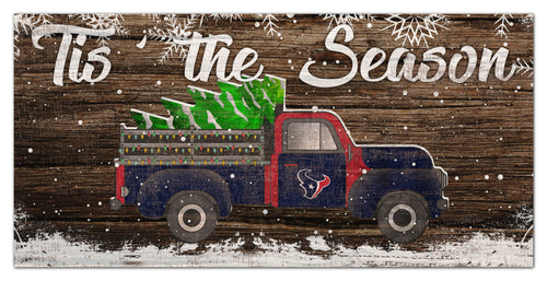 Wholesale NFL1032-Tis the Season Truck 6x12 / N1032-Houston Texans