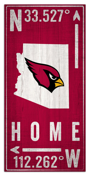 Wholesale NFL1034-Coordinates 6x12 / N1034-Arizona Cardinals