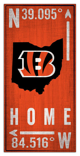 Wholesale NFL1034-Coordinates 6x12 / N1034-Cincinnati Bengals