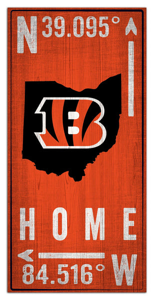 Wholesale NFL1034-Coordinates 6x12 / N1034-Cincinnati Bengals