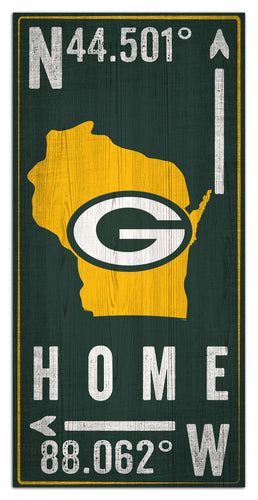 Wholesale NFL1034-Coordinates 6x12 / N1034-Green Bay Packers