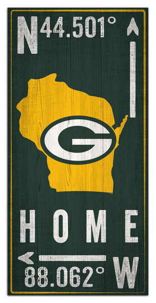Wholesale NFL1034-Coordinates 6x12 / N1034-Green Bay Packers