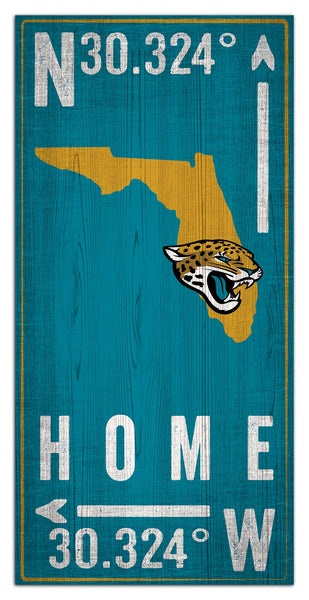 Wholesale NFL1034-Coordinates 6x12 / N1034-Jacksonville Jaguars