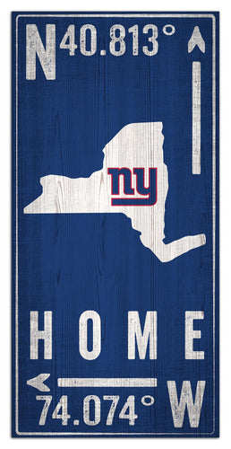 Wholesale NFL1034-Coordinates 6x12 / N1034-New York Giants