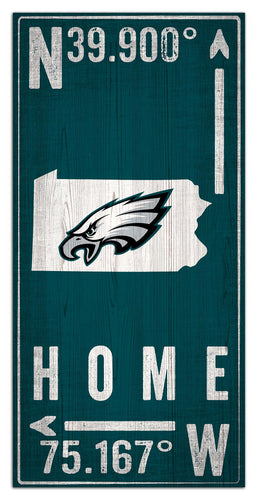 Wholesale NFL1034-Coordinates 6x12 / N1034-Philadelphia Eagles