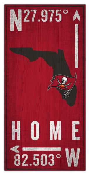 Wholesale NFL1034-Coordinates 6x12 / N1034-Tampa Bay Buccaneers