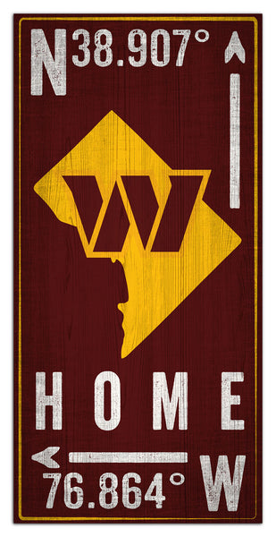 Wholesale NFL1034-Coordinates 6x12 / N1034-Washington Commanders