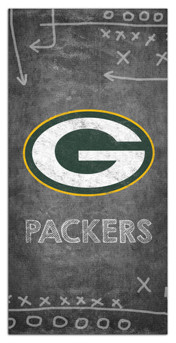 Wholesale NFL1035-Chalk Playbook 6x12 / N1035-Green Bay Packers