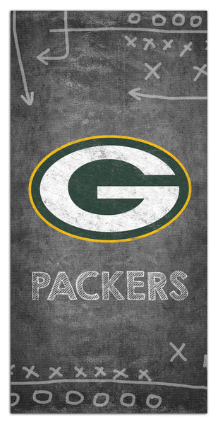 Wholesale NFL1035-Chalk Playbook 6x12 / N1035-Green Bay Packers