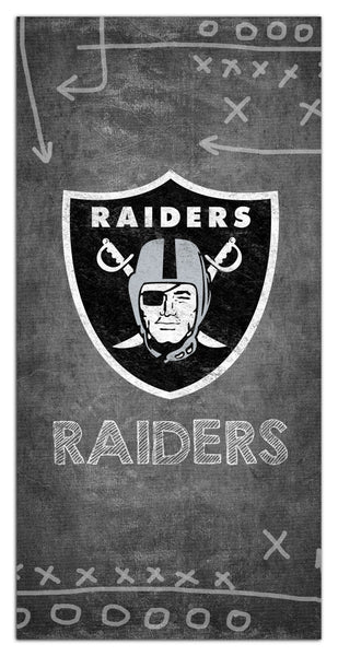 Wholesale NFL1035-Chalk Playbook 6x12 / N1035-Oakland Raiders
