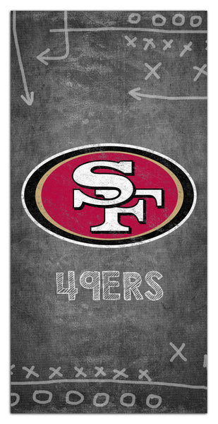 Wholesale NFL1035-Chalk Playbook 6x12 / N1035-San Francisco 49ers