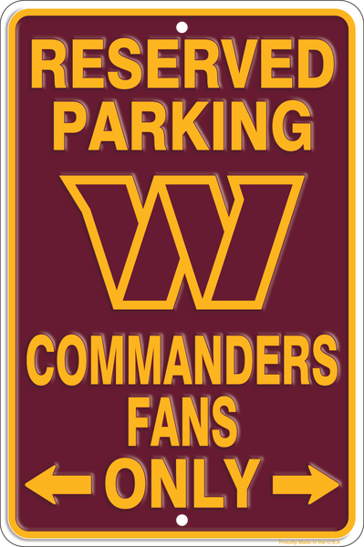 Wholesale NFL1046-Reserved Parking / N1046-Washington Commanders.png