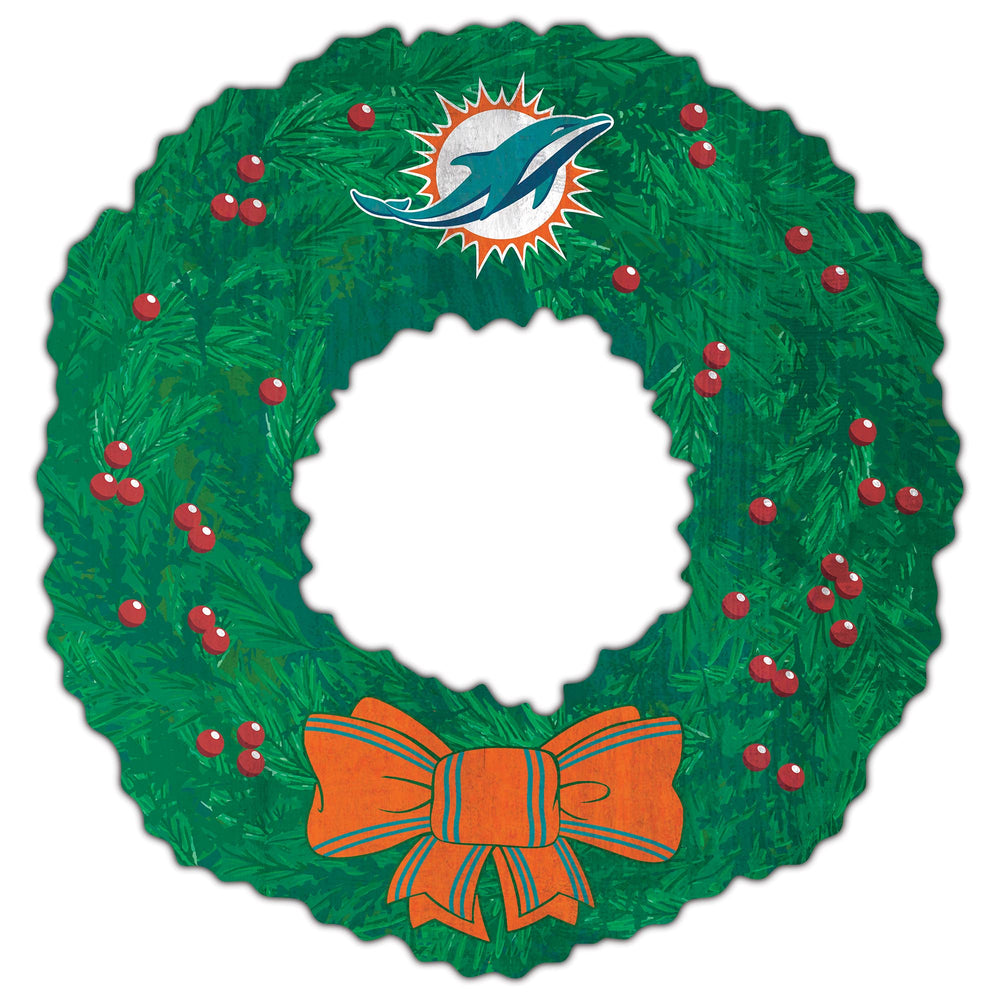 Wholesale NFL1048-Wreath / N1048-Miami Dolphins