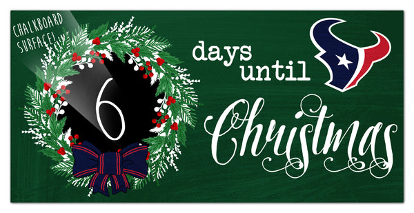 Wholesale NFL1050-Chalk Christmas Countdown 6x12 / N1050-Houston Texans