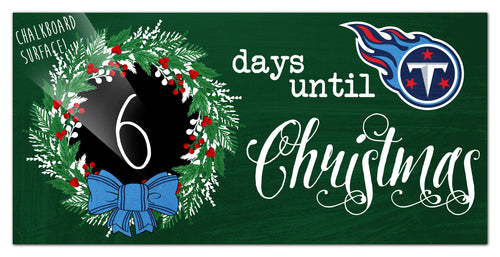 Wholesale NFL1050-Chalk Christmas Countdown 6x12 / N1050-Tennessee Titans