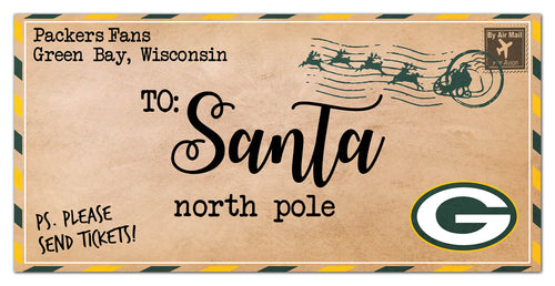 Wholesale NFL1051-To Santa 6x12 / N1051-Green Bay Packers