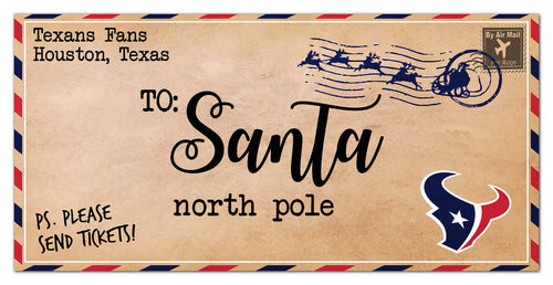 Wholesale NFL1051-To Santa 6x12 / N1051-Houston Texans