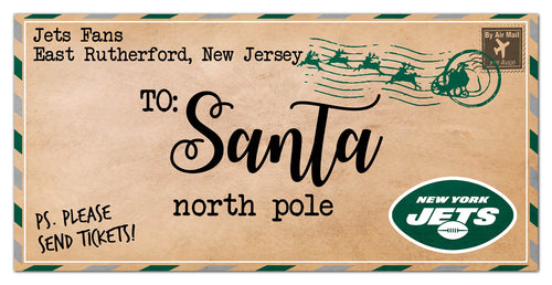 Wholesale NFL1051-To Santa 6x12 / N1051-New York Jets