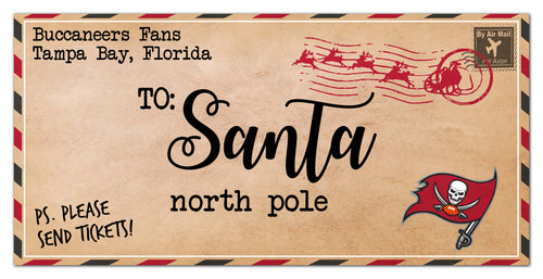 Wholesale NFL1051-To Santa 6x12 / N1051-Tampa Bay Buccaneers