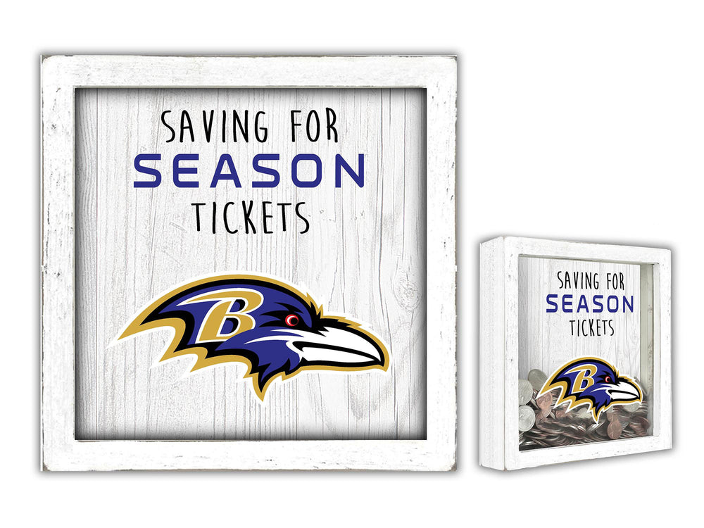 Wholesale NFL1059-Saving for Tickets Money Box / No Caption / N1059-Baltimore Ravens