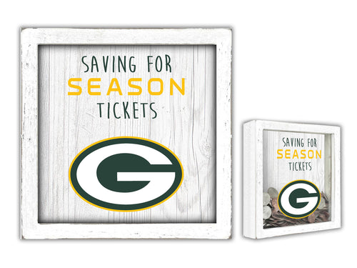 Wholesale NFL1059-Saving for Tickets Money Box / No Caption / N1059-Green Bay Packers