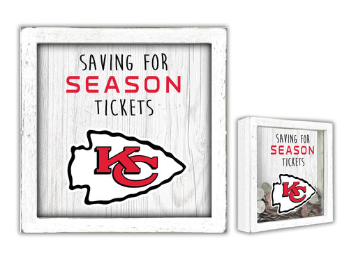 Wholesale NFL1059-Saving for Tickets Money Box / No Caption / N1059-Kansas City Chiefs