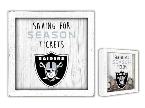 Wholesale NFL1059-Saving for Tickets Money Box / No Caption / N1059-Las Vegas Raiders