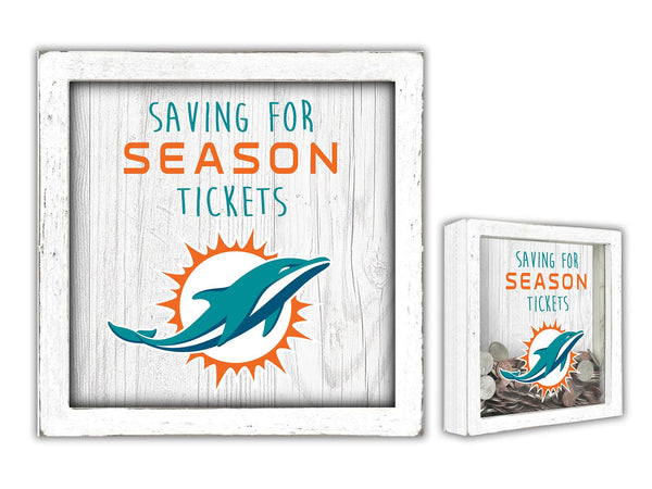 Wholesale NFL1059-Saving for Tickets Money Box / No Caption / N1059-Miami Dolphins
