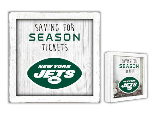 Wholesale NFL1059-Saving for Tickets Money Box / No Caption / N1059-New York Jets