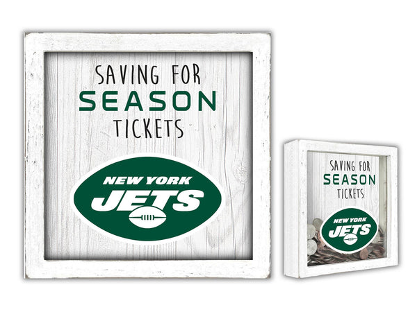 Wholesale NFL1059-Saving for Tickets Money Box / No Caption / N1059-New York Jets