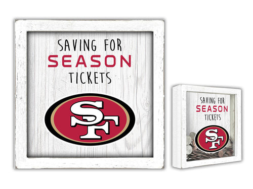 Wholesale NFL1059-Saving for Tickets Money Box / No Caption / N1059-San Francisco 49ers