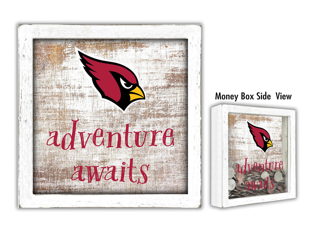 Wholesale NFL1061-Adventure Awaits Money Box / N1061-Arizona Cardinals