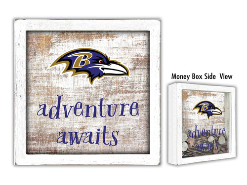 Wholesale NFL1061-Adventure Awaits Money Box / N1061-Baltimore Ravens