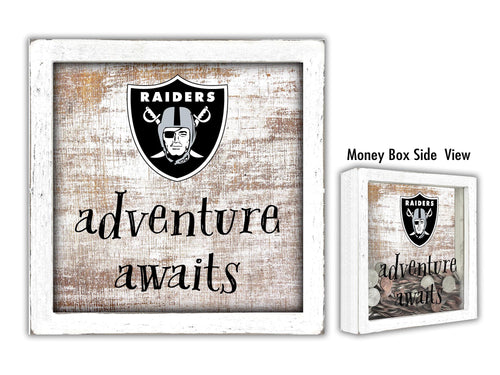 Wholesale NFL1061-Adventure Awaits Money Box / N1061-Las Vegas Raiders