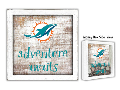 Wholesale NFL1061-Adventure Awaits Money Box / N1061-Miami Dolphins