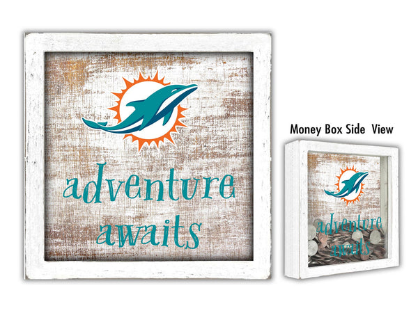 Wholesale NFL1061-Adventure Awaits Money Box / N1061-Miami Dolphins