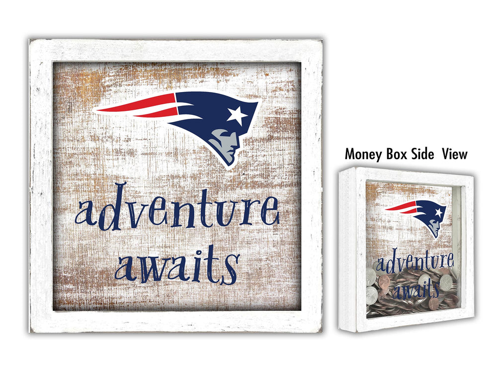 Wholesale NFL1061-Adventure Awaits Money Box / N1061-New England Patriots
