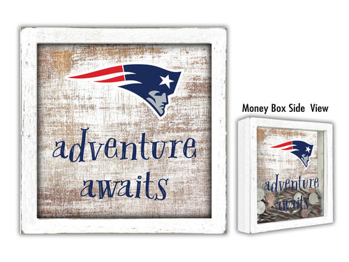Wholesale NFL1061-Adventure Awaits Money Box / N1061-New England Patriots