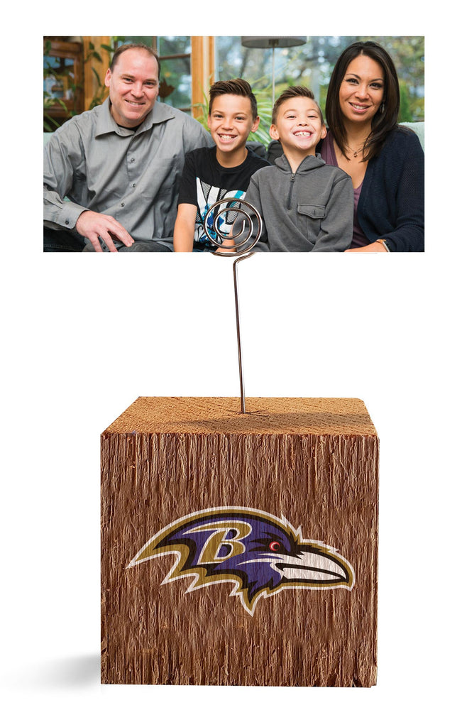 Wholesale NFL1062-Block Spiral Photo Holder / N1062-Baltimore Ravens