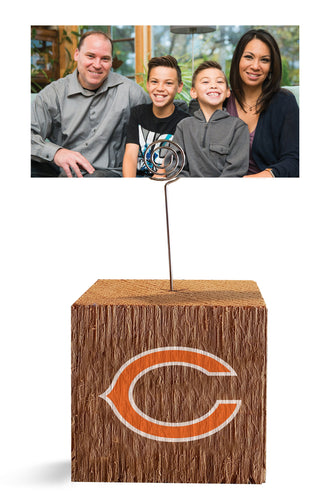 Wholesale NFL1062-Block Spiral Photo Holder / N1062-Chicago Bears