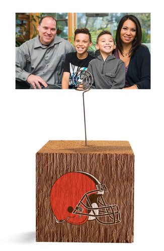 Wholesale NFL1062-Block Spiral Photo Holder / N1062-Cleveland Browns