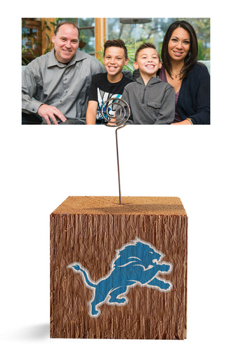 Wholesale NFL1062-Block Spiral Photo Holder / N1062-Detroit Lions