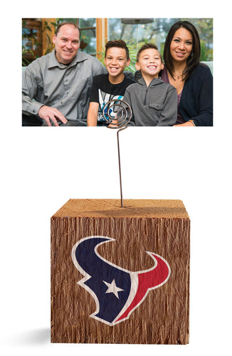 Wholesale NFL1062-Block Spiral Photo Holder / N1062-Houston Texans