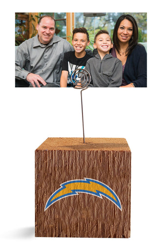 Wholesale NFL1062-Block Spiral Photo Holder / N1062-Los Angeles Chargers