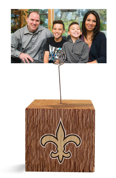 Wholesale NFL1062-Block Spiral Photo Holder / N1062-New Orleans Saints