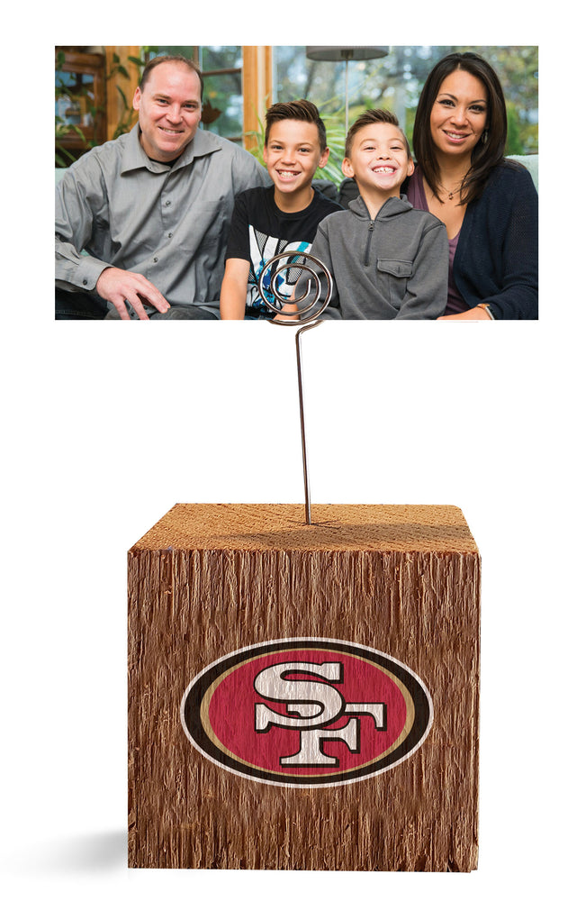 Wholesale NFL1062-Block Spiral Photo Holder / N1062-San Francisco 49ers