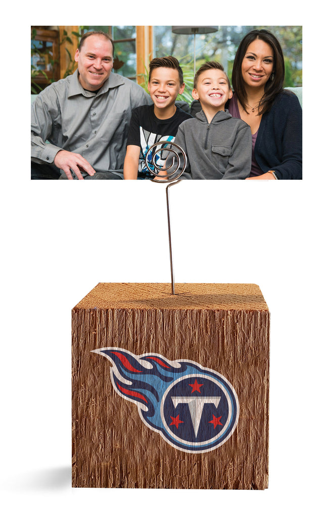 Wholesale NFL1062-Block Spiral Photo Holder / N1062-Tennessee Titans